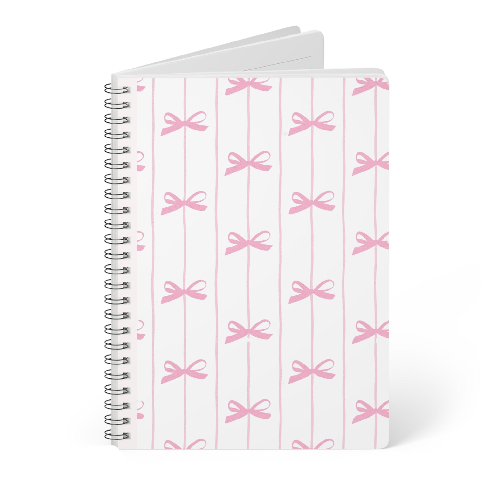 Pink Bow A5 Spiral Notebook