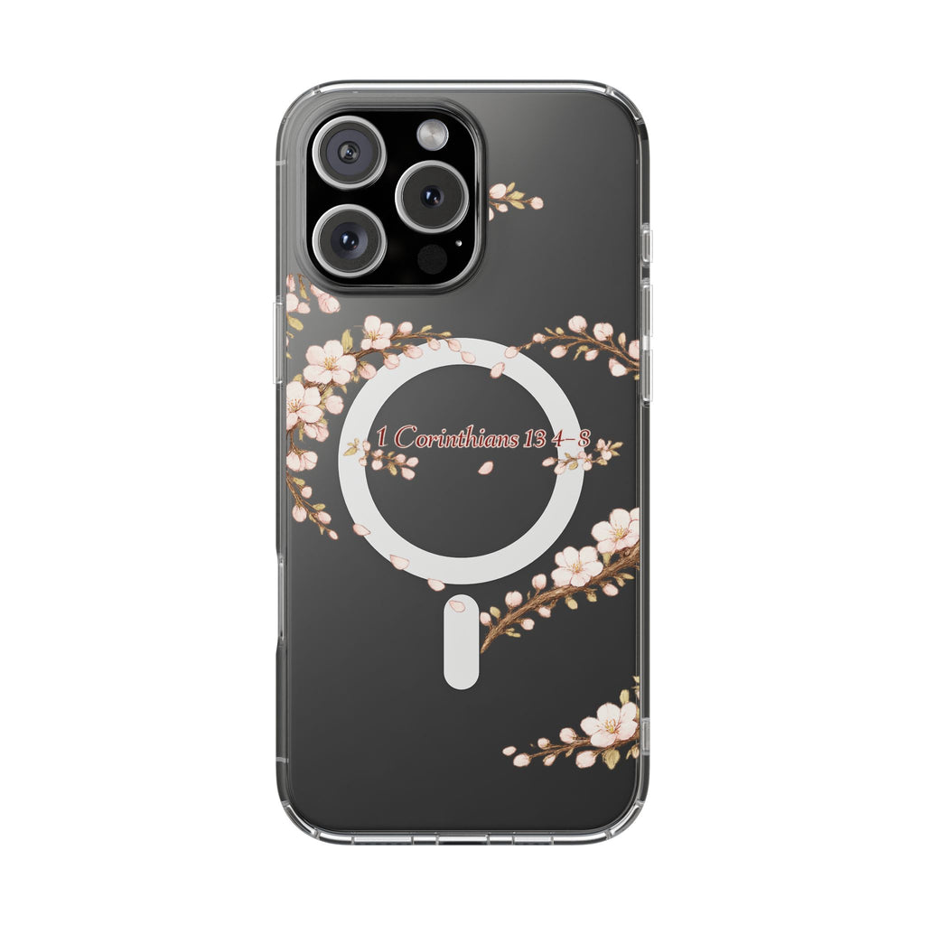 1 Corinthians 13:4–8 Floral MagSafe Phone Case