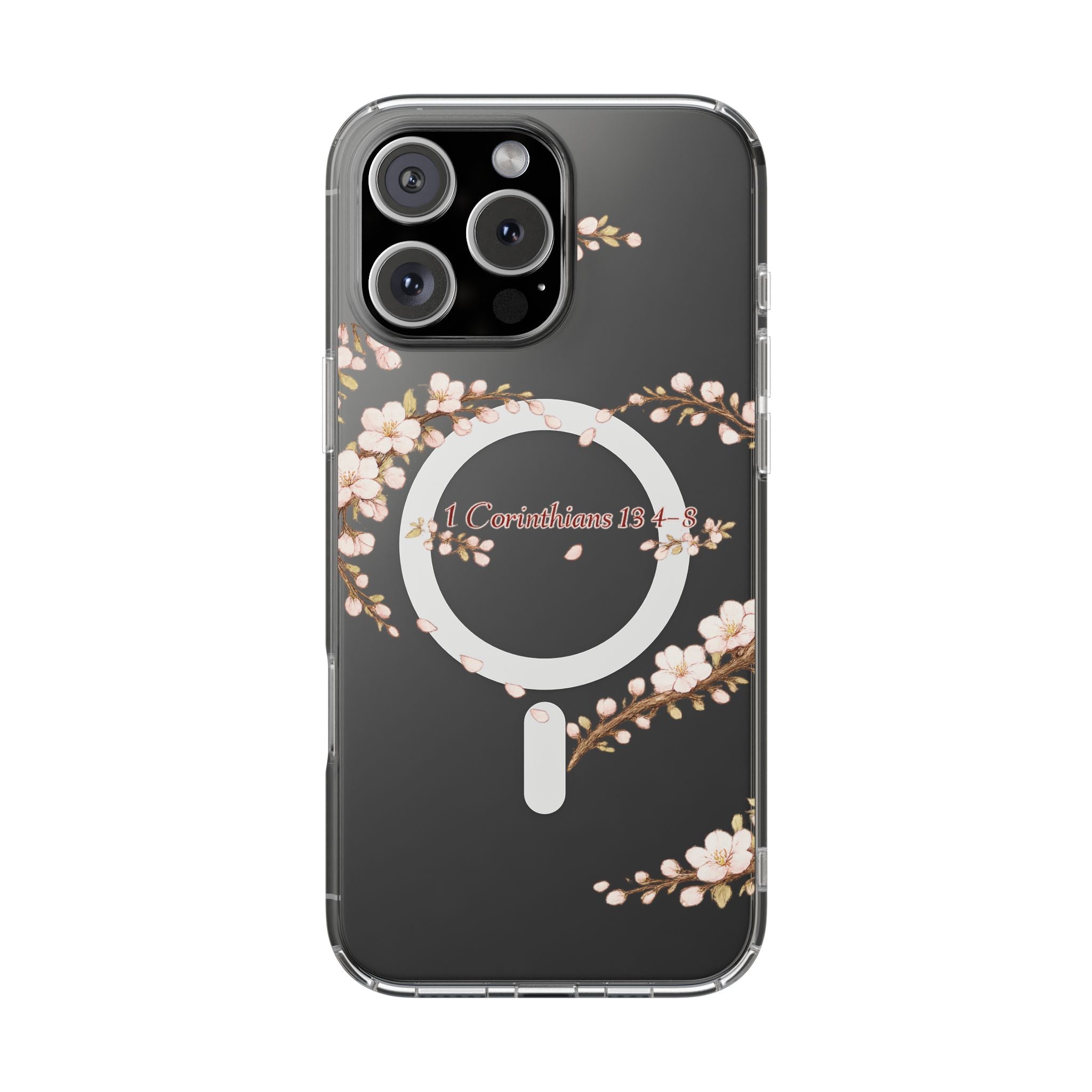 1 Corinthians 13:4–8 Floral MagSafe Phone Case