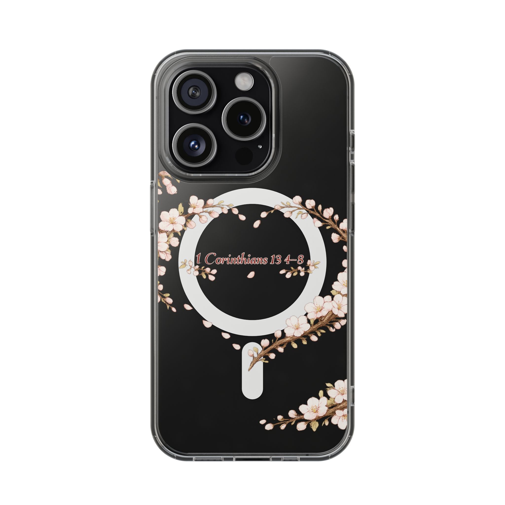 1 Corinthians 13:4–8 Floral MagSafe Phone Case