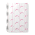 Pink Bow A5 Spiral Notebook