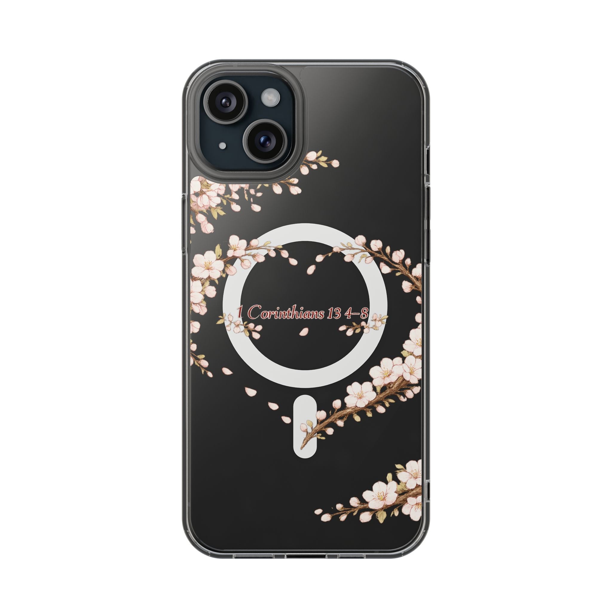 1 Corinthians 13:4–8 Floral MagSafe Phone Case