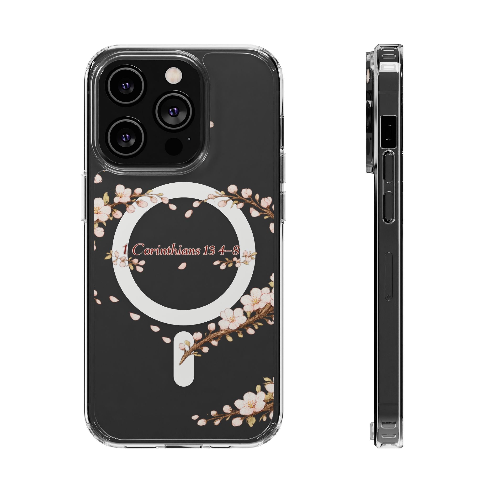 1 Corinthians 13:4–8 Floral MagSafe Phone Case