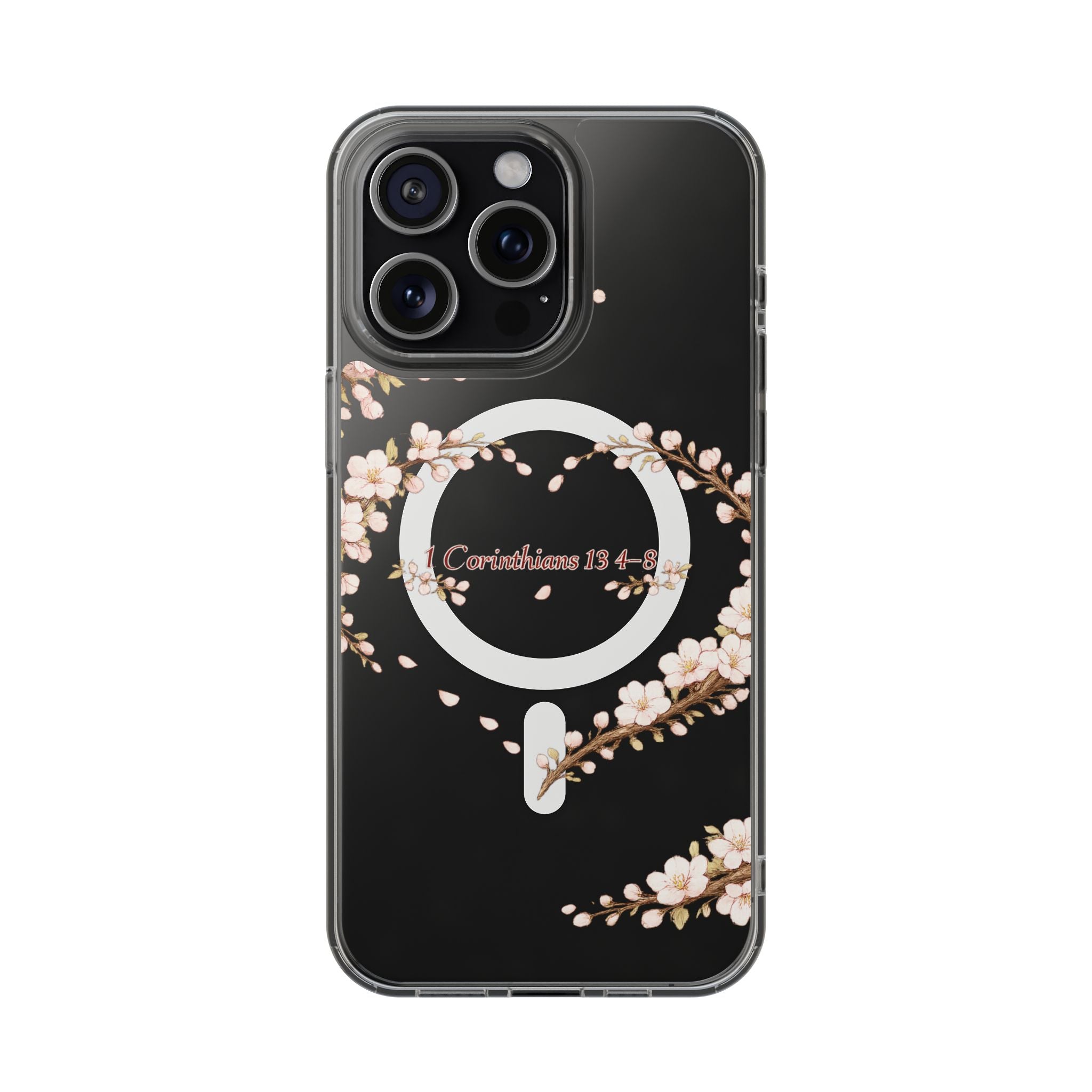 1 Corinthians 13:4–8 Floral MagSafe Phone Case