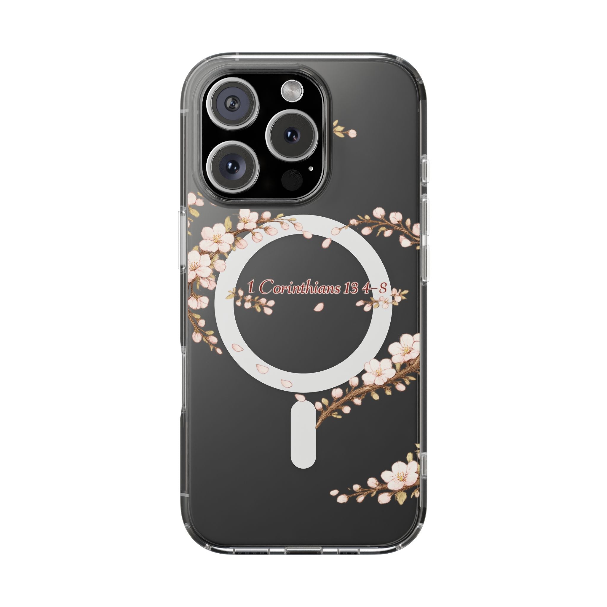 1 Corinthians 13:4–8 Floral MagSafe Phone Case