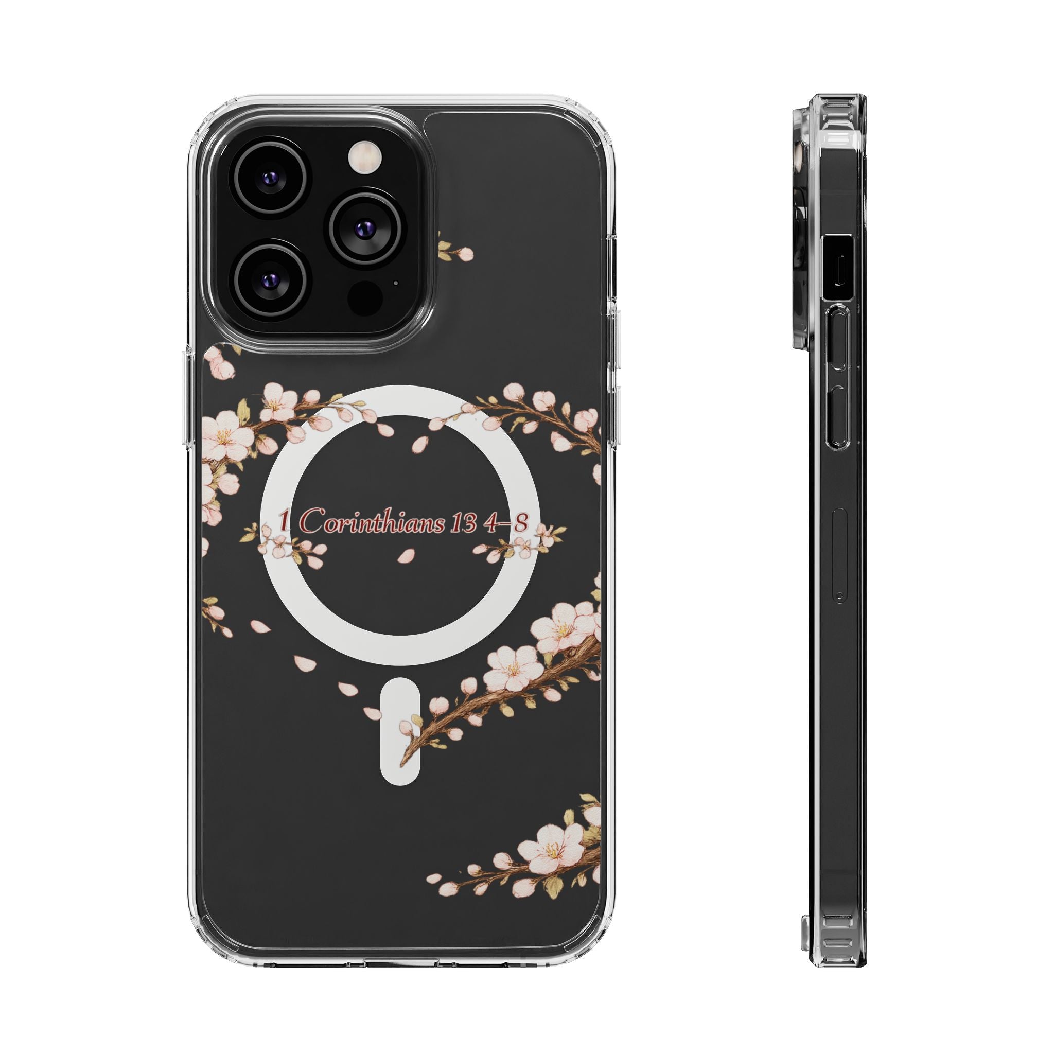 1 Corinthians 13:4–8 Floral MagSafe Phone Case