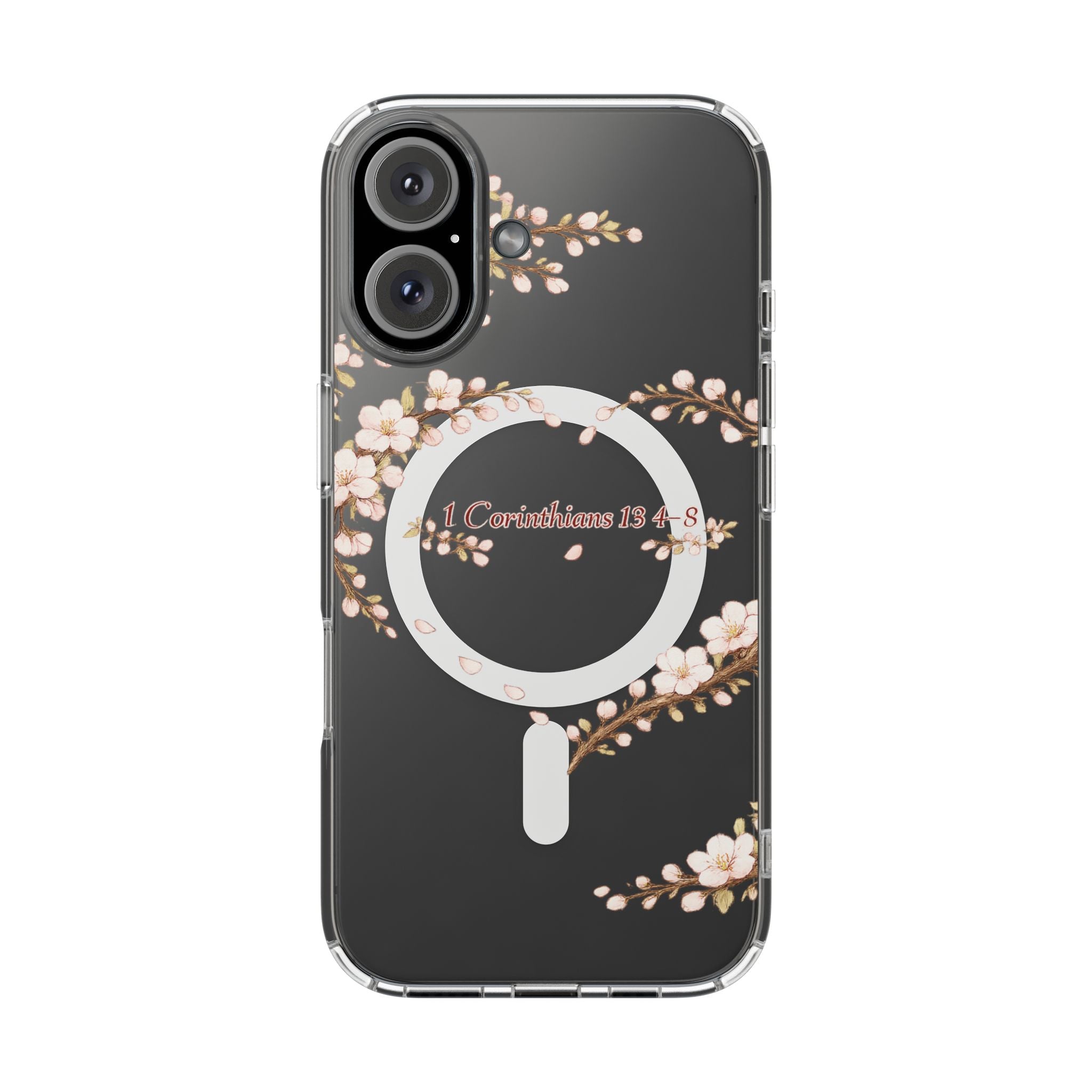 1 Corinthians 13:4–8 Floral MagSafe Phone Case
