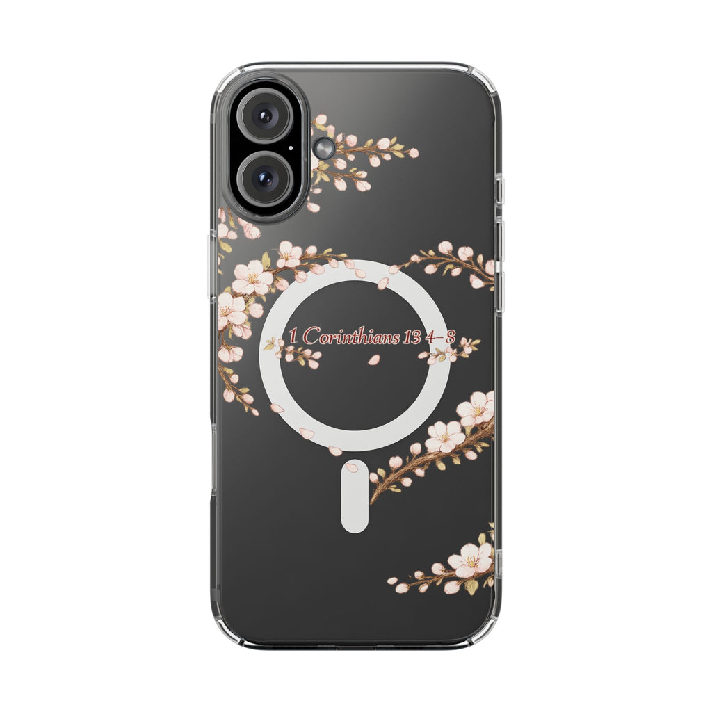 1 Corinthians 13:4–8 Floral MagSafe Phone Case